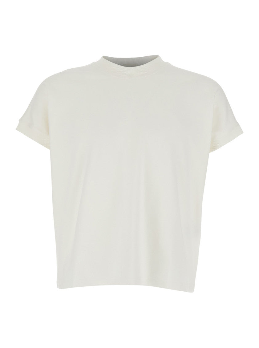 White Crew Neck T-Shirt 1