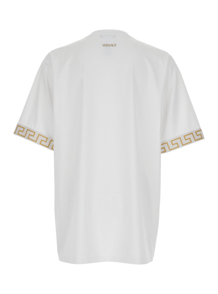 White Crew Neck T-Shirt 2