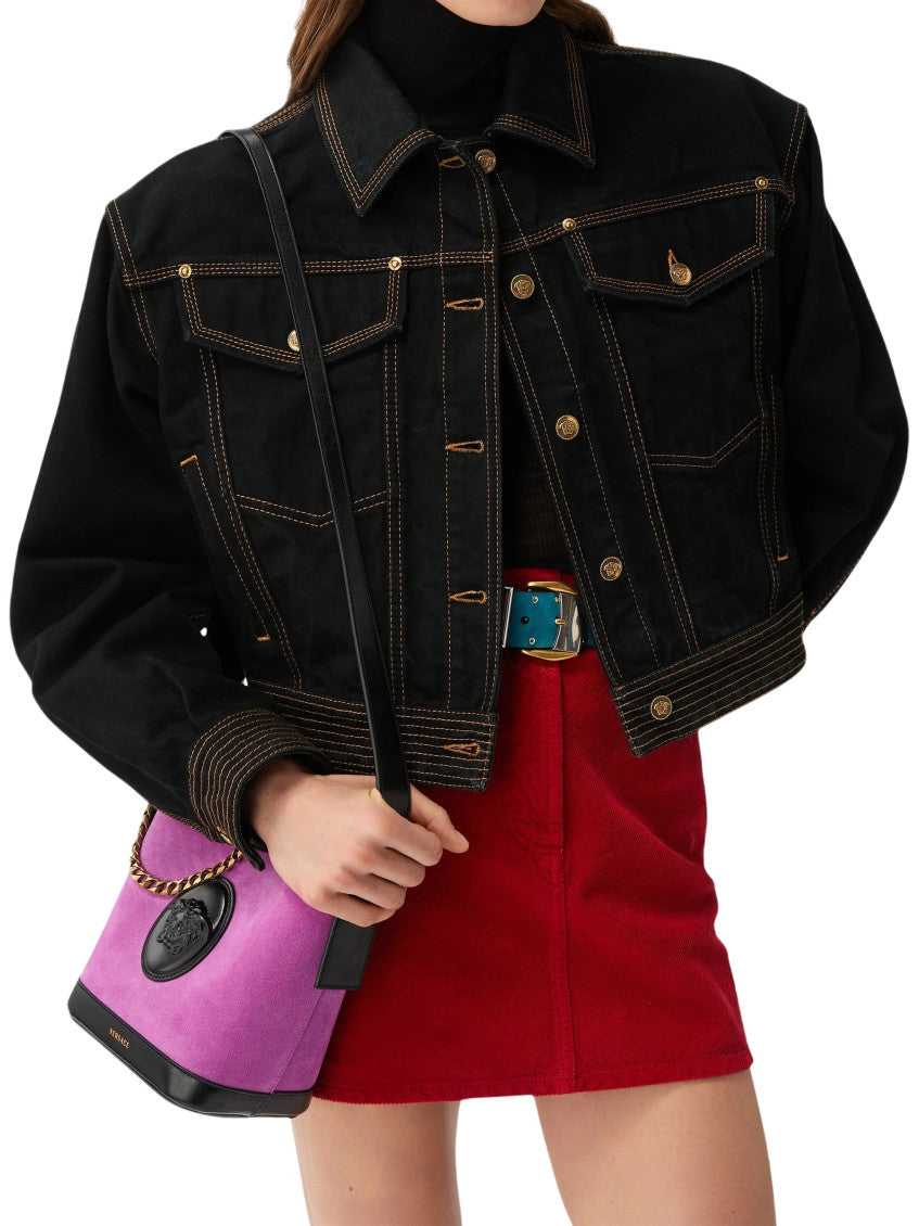 Black Shirt Collar Jacket 3