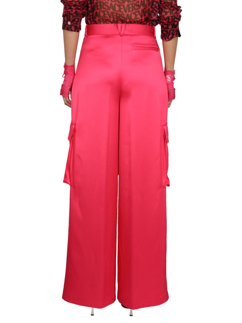 Fuchsia Relaxed Cargos Pants 4