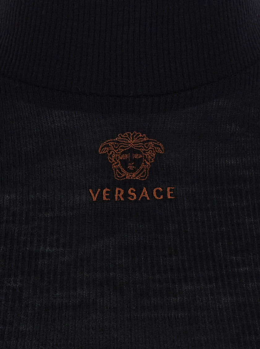 Black Logo Turtle Neck Sweater 3