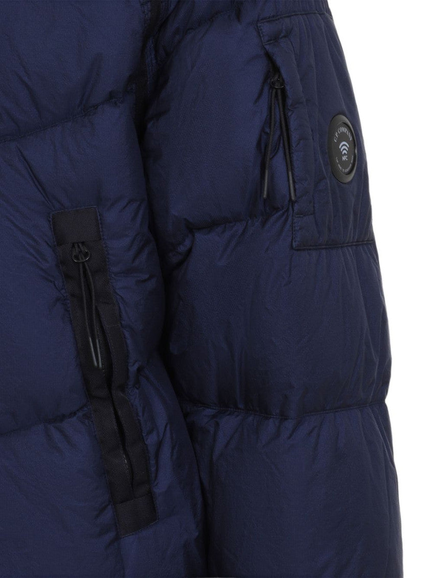 Navy Quilted Hood Jacket 3