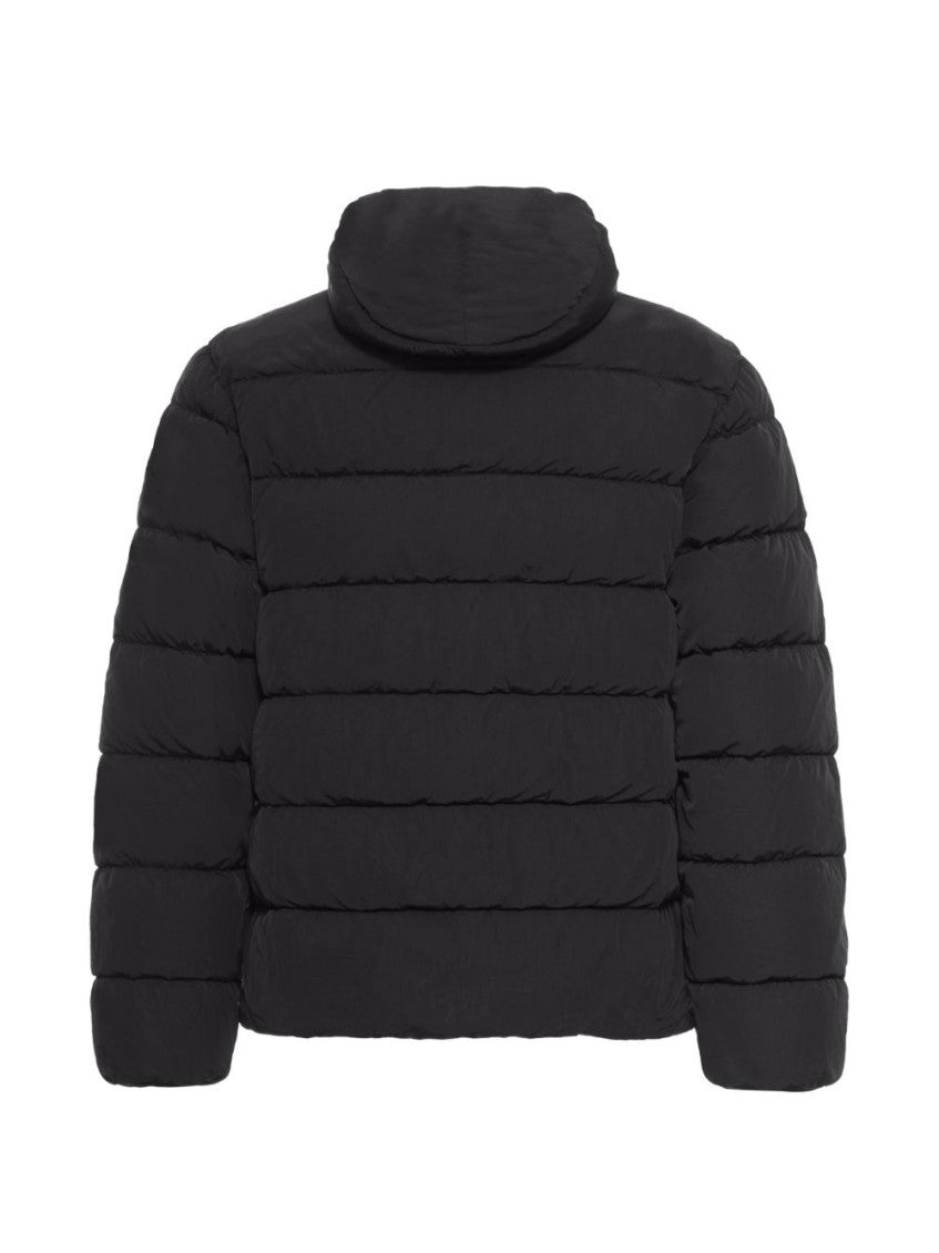 Black Quilted Down Jacket 2