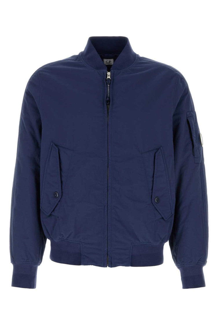 Blue Band Collar Jacket 1