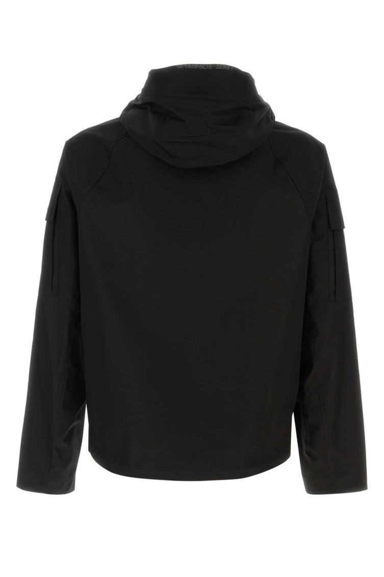 Black Zip-Up Hood Jacket 2