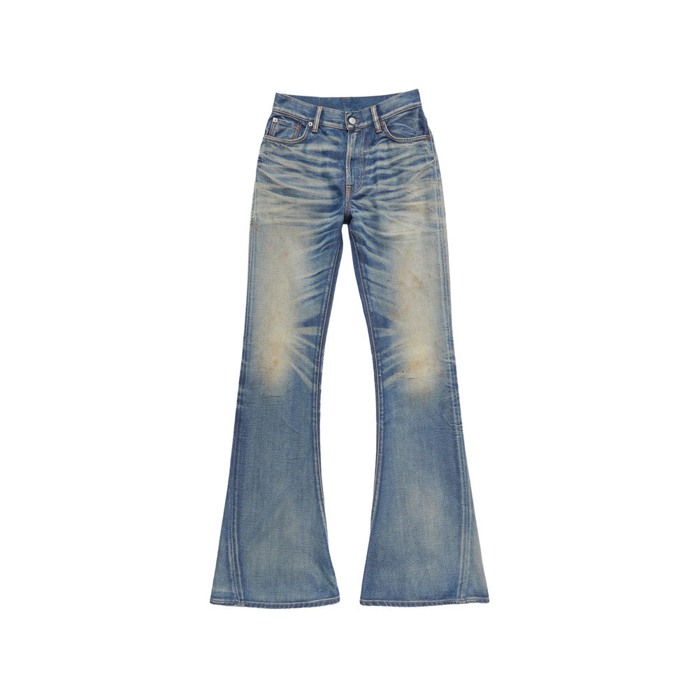 Blue Bootcut High Rise Jeans 1
