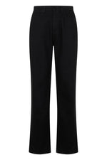 Black Straight High Rise Jeans 1