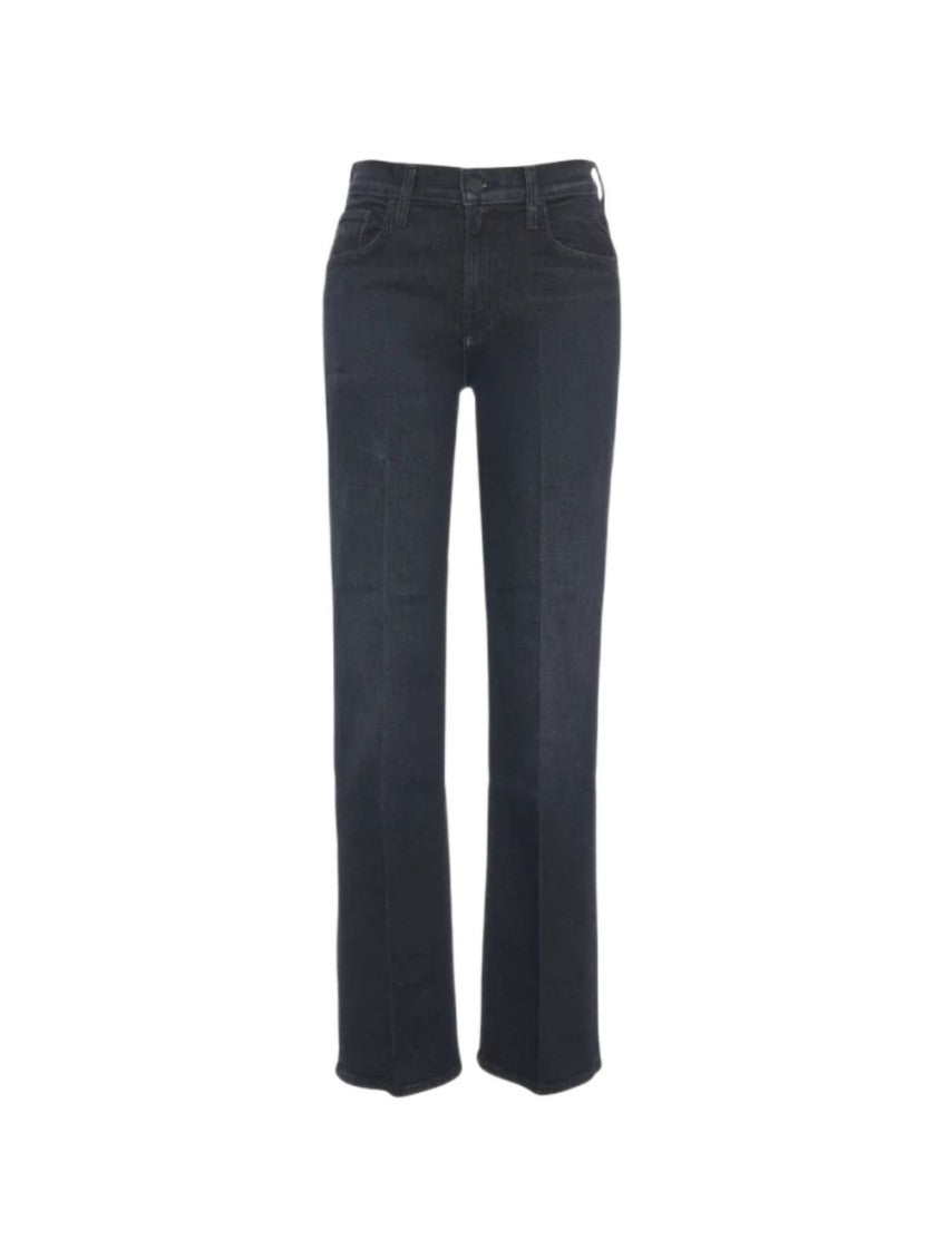 Blue Bootcut Mid Rise Jeans 1
