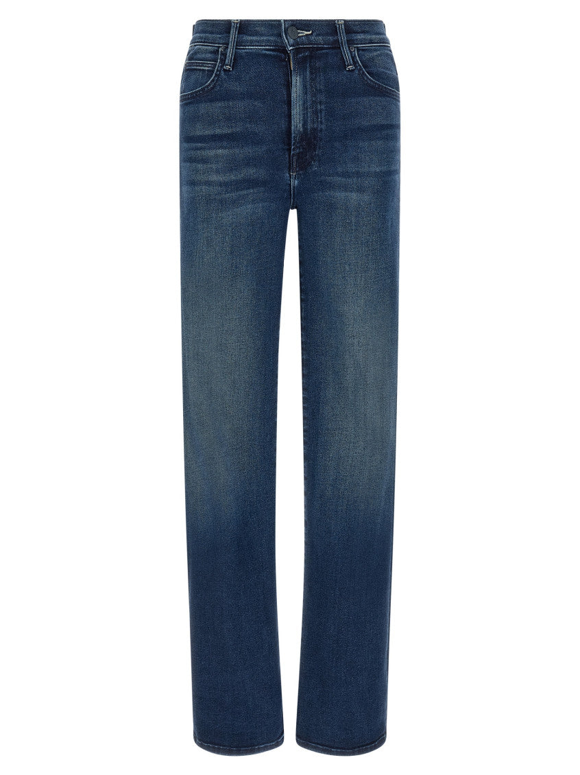 Blue Straight High Rise Jeans 1