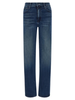 Blue Straight High Rise Jeans 1