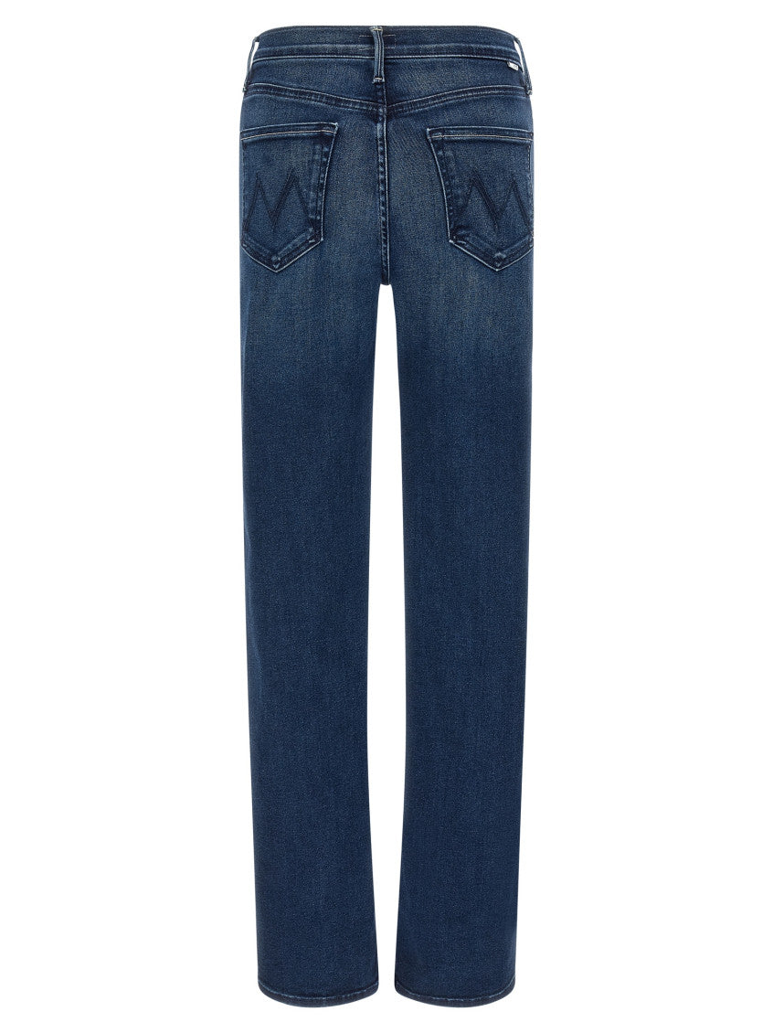Blue Straight High Rise Jeans 2