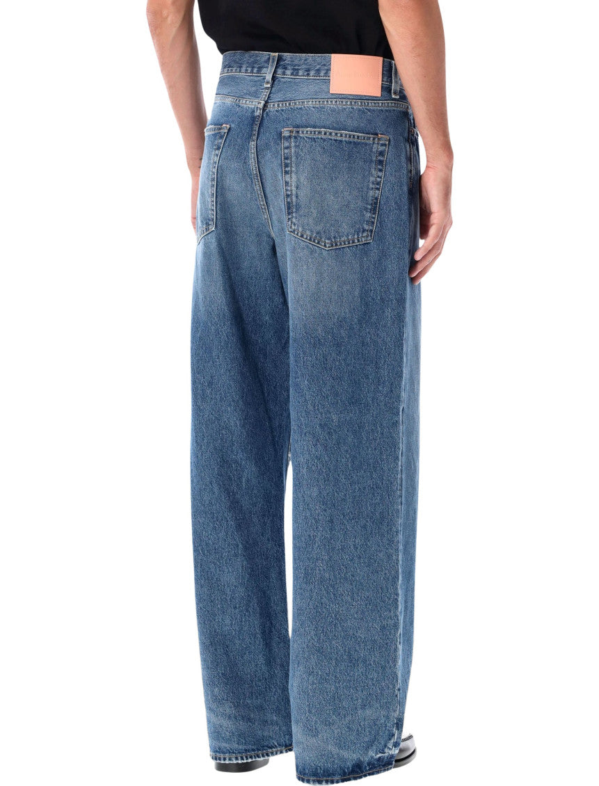 Blue Mid Rise Jeans 2