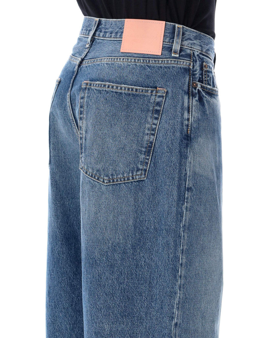 Blue Mid Rise Jeans 3