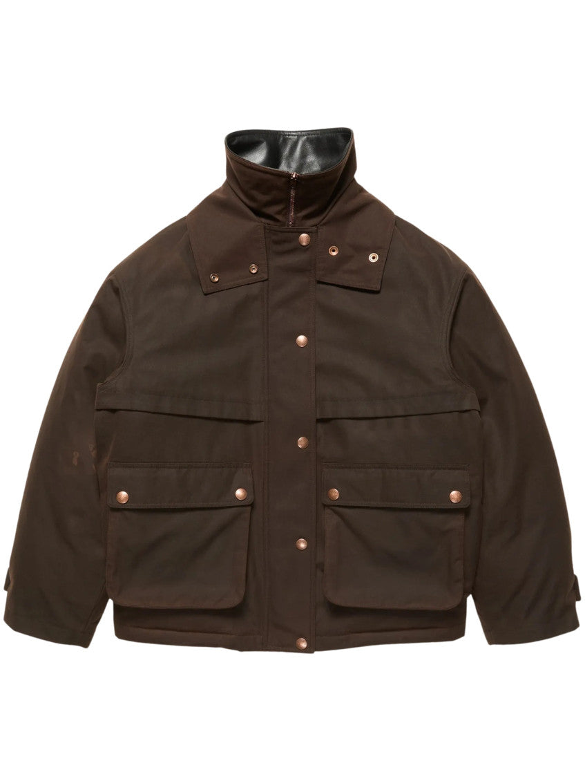 Brown Turtle Neck Jacket 1