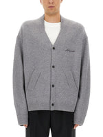 Light Grey V Neck Cardigan 1