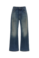 Blue Flared Mid Rise Jeans 1