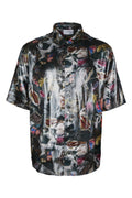 Black Regular Graphic Shirt 1