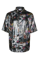 Black Regular Graphic Shirt 1
