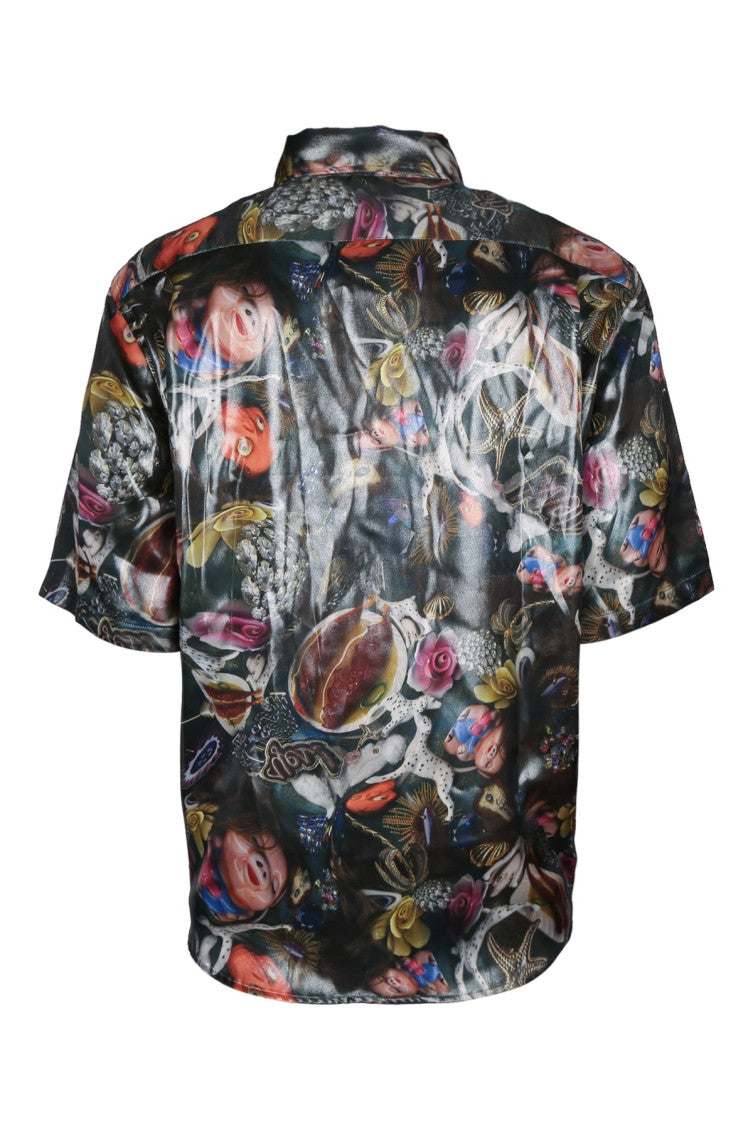 Black Regular Graphic Shirt 2