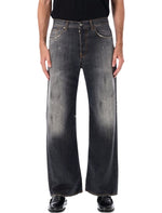 Black Relaxed Mid Rise Jeans 1