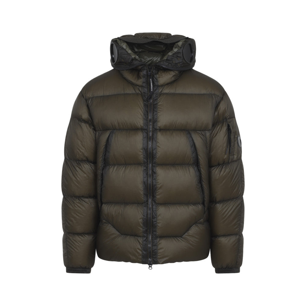Olive Green Quilted Hood Jacket 1