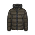 Olive Green Quilted Hood Jacket 1