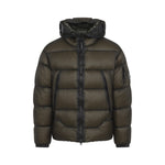 Olive Green Quilted Hood Jacket 1