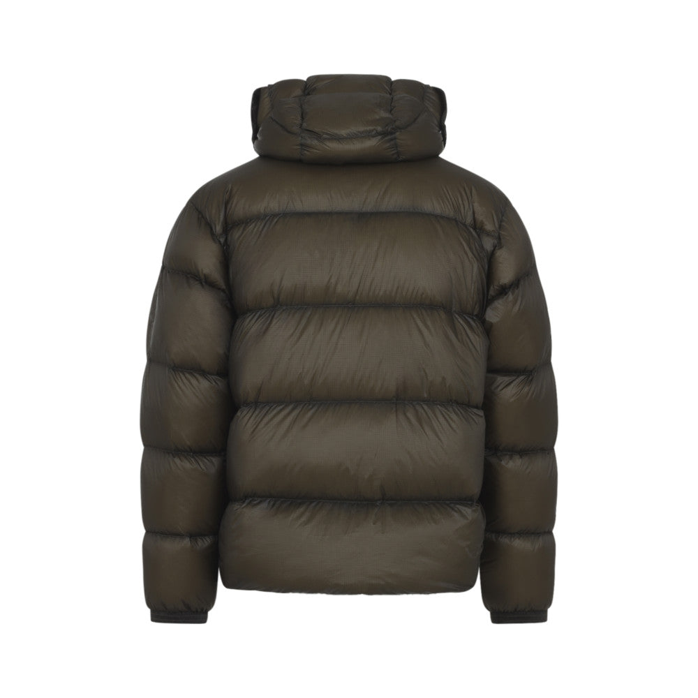 Olive Green Quilted Hood Jacket 2
