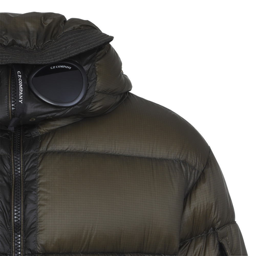 Olive Green Quilted Hood Jacket 4