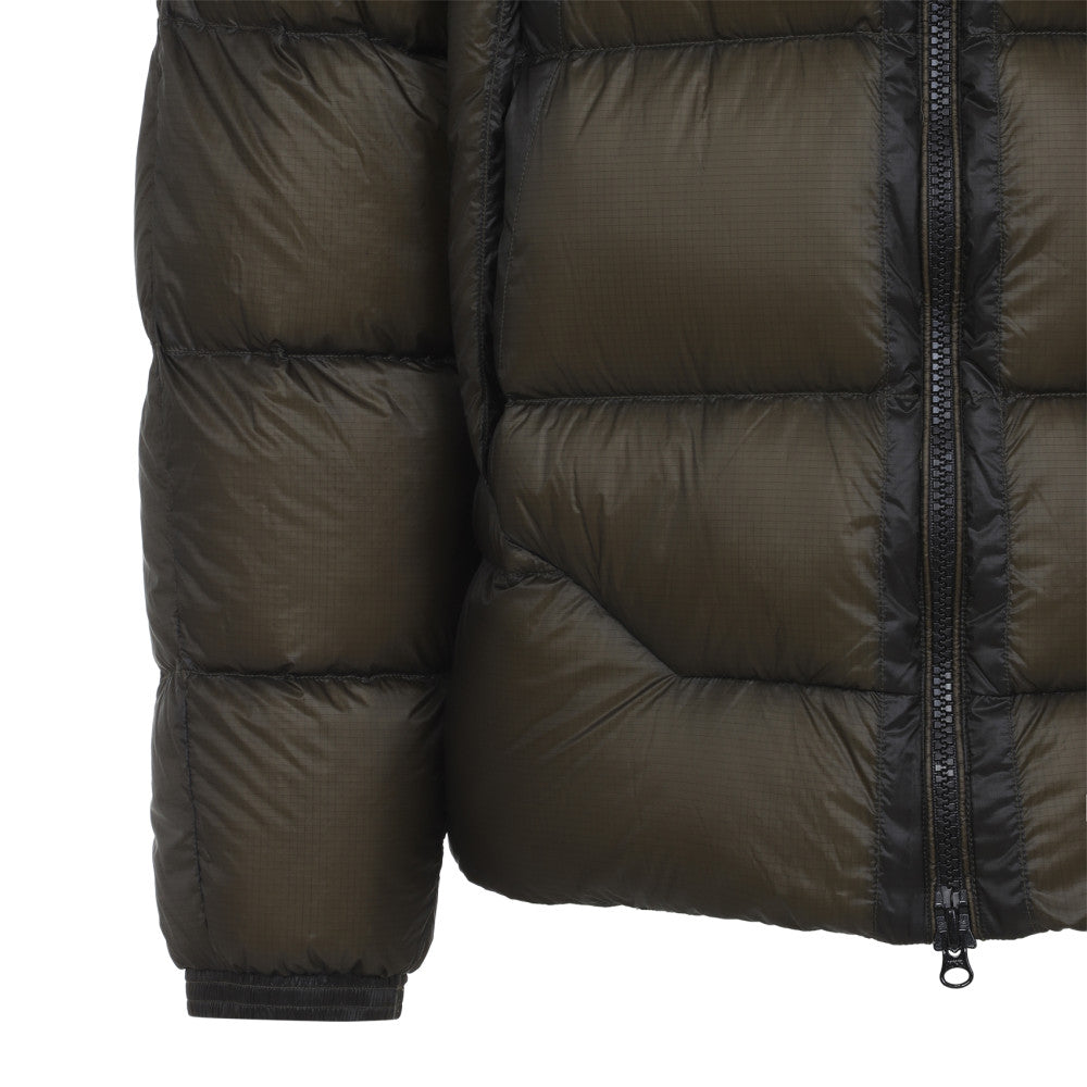 Olive Green Quilted Hood Jacket 5