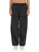 Black Relaxed Cargo Trousers 1