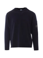 Black Logo Crew Neck Sweater 1
