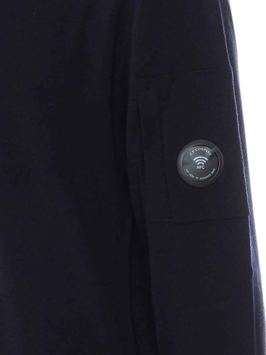 Black Logo Crew Neck Sweater 4