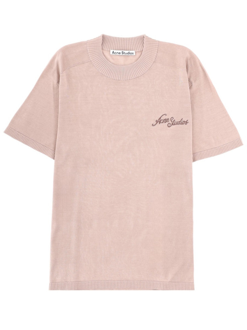 Pink Crew Neck T-Shirt 1
