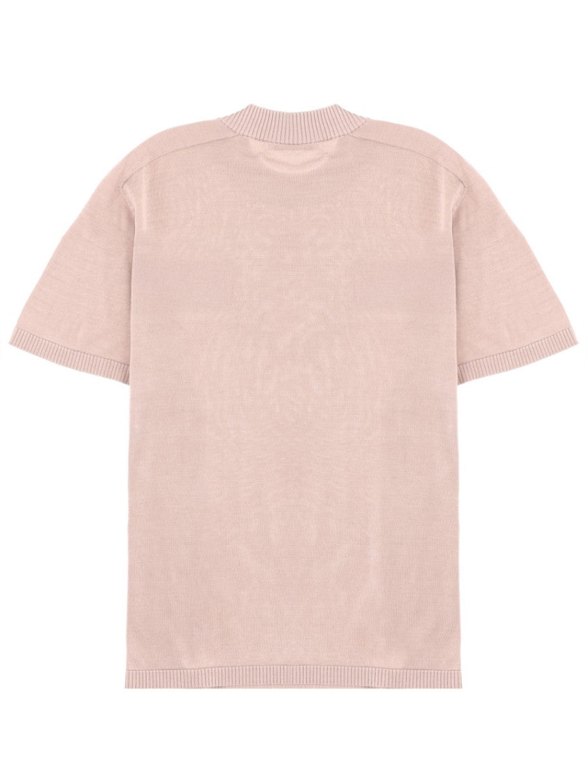 Pink Crew Neck T-Shirt 2