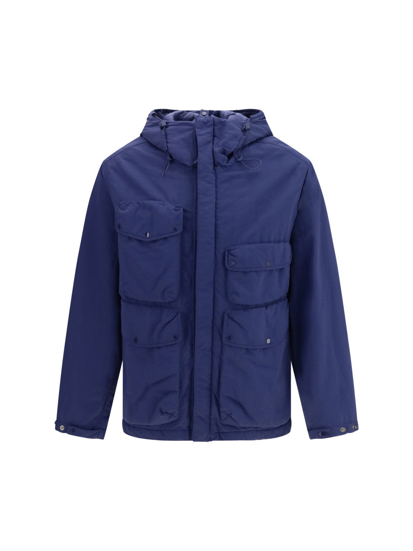 Navy Solid Hood Jacket 1