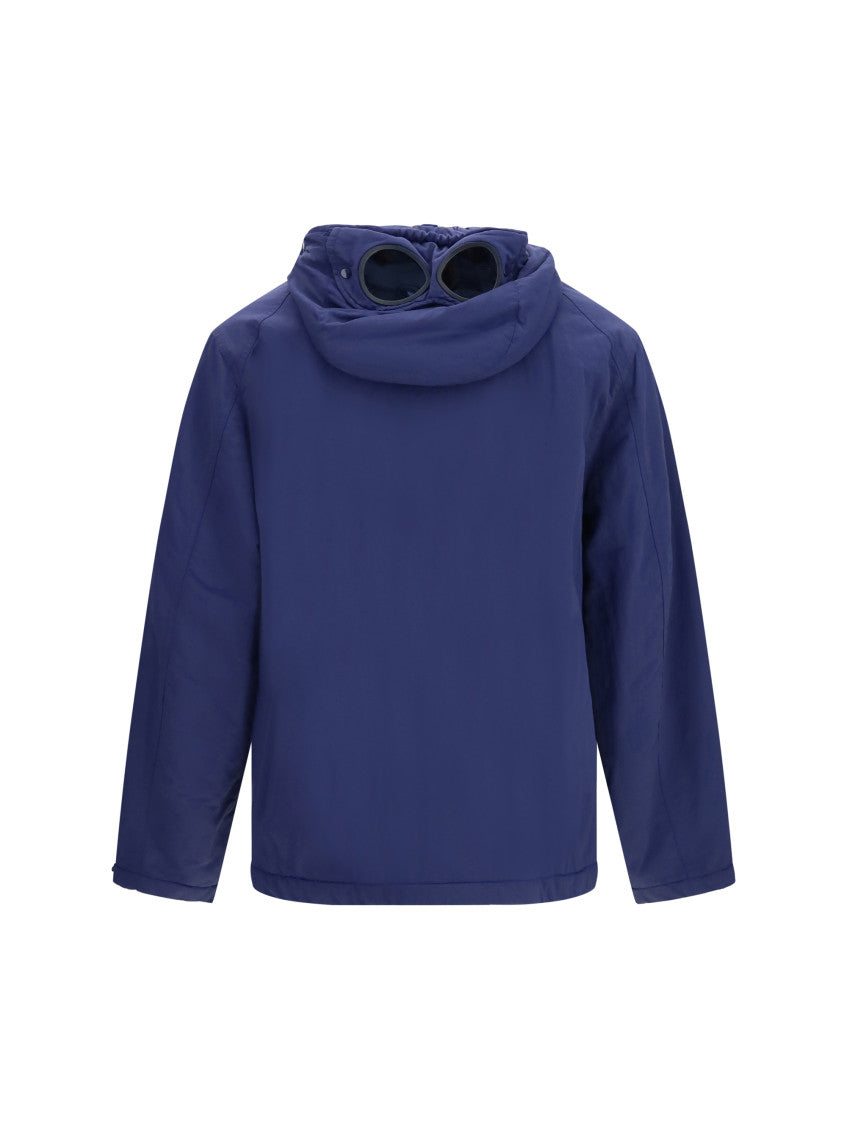 Navy Solid Hood Jacket 2