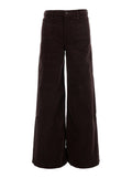 Dark Brown Flared High Rise Jeans 1