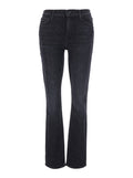 Black Bootcut Mid Rise Jeans 1