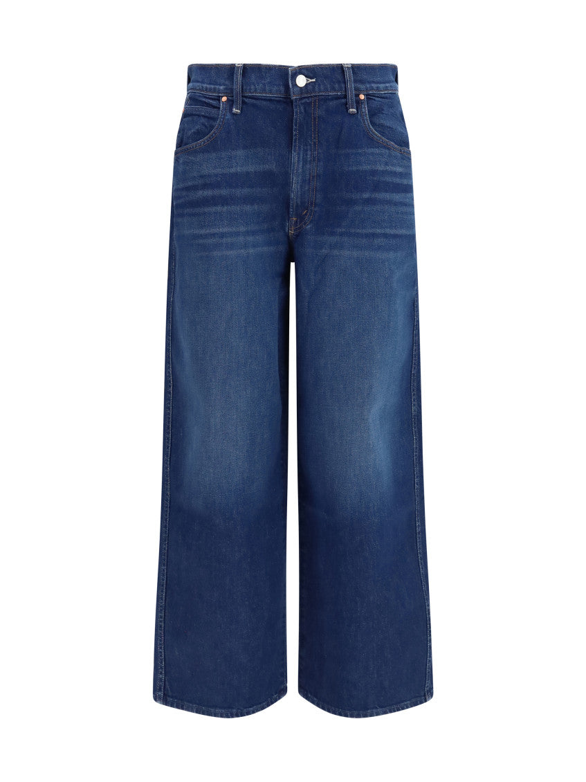 Dark Blue Tapered Low Rise Jeans 1