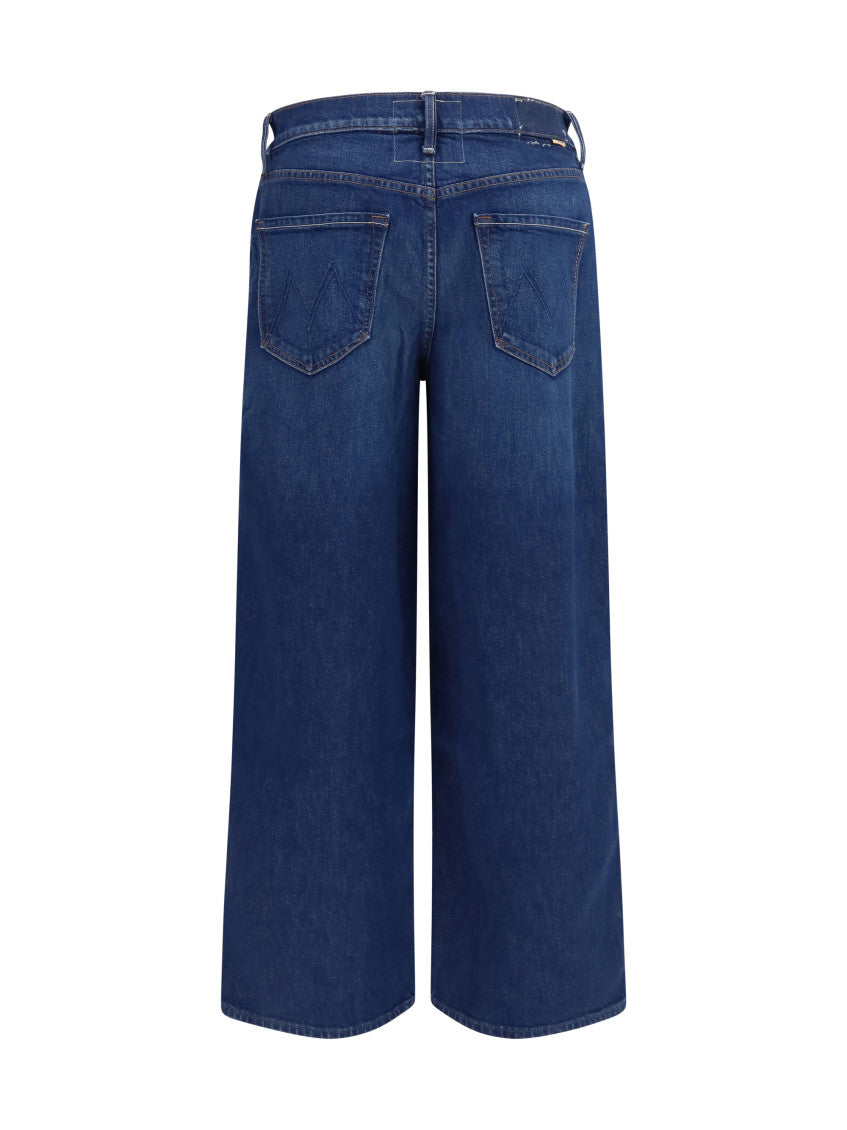 Dark Blue Tapered Low Rise Jeans 2
