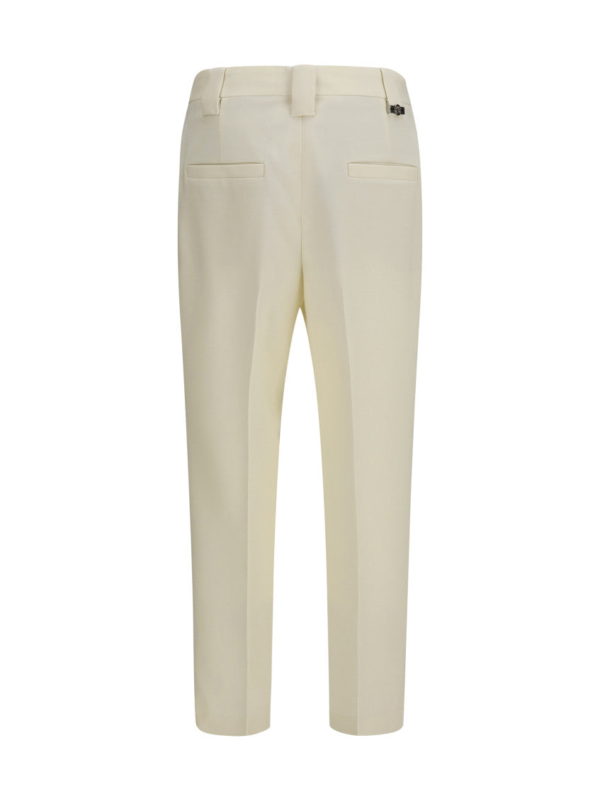 Off White Tailored Flat Front Pant 2