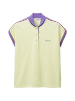 Yellow Logo Band Collar Polo 1