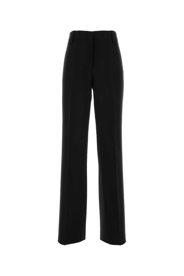 Black Flat Front Pants 1