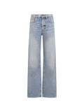 Blue Straight High Rise Jeans 1