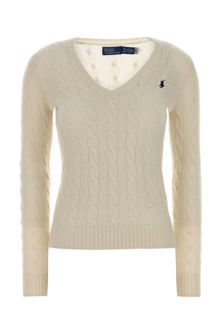 Ivory Logo Sweater 1