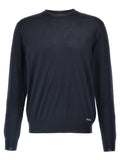Blue silk sweater 1