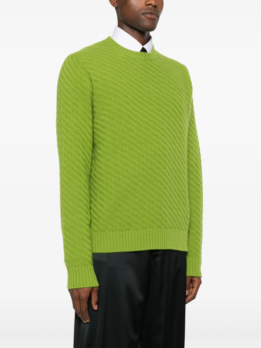 Lime Green Crewneck Sweater 3