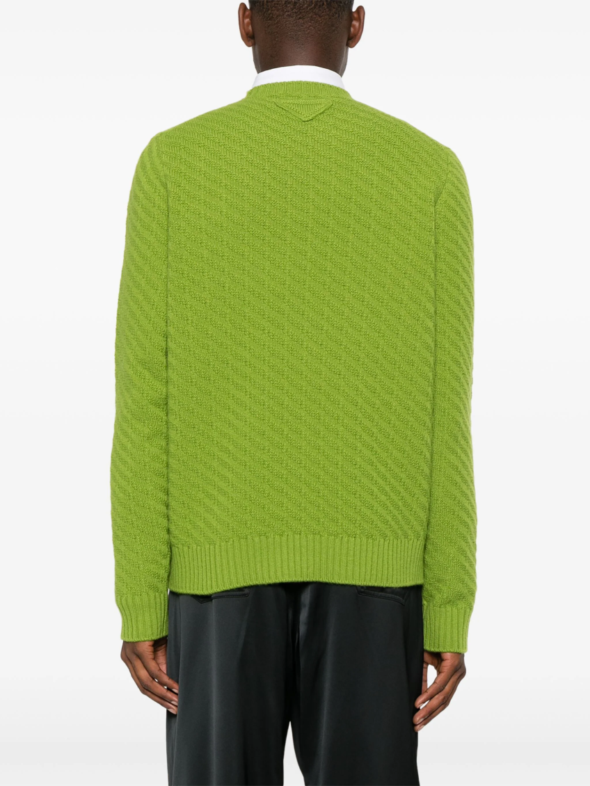 Lime Green Crewneck Sweater 4