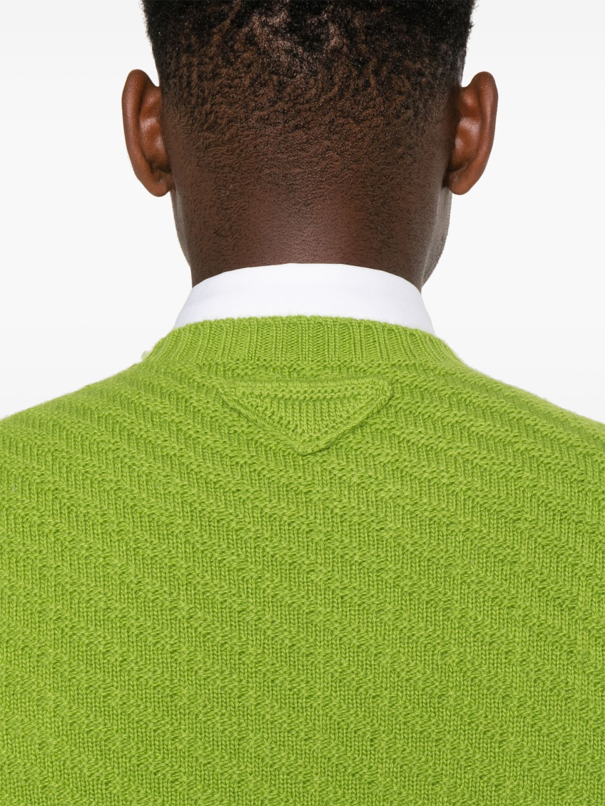 Lime Green Crewneck Sweater 5
